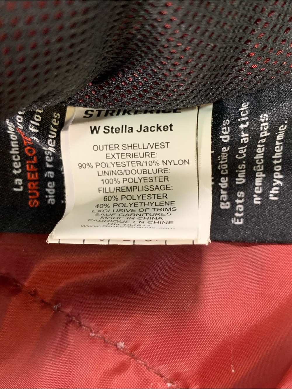 Pre loved STRIKER winter jacket size M - Picture 6 of 6